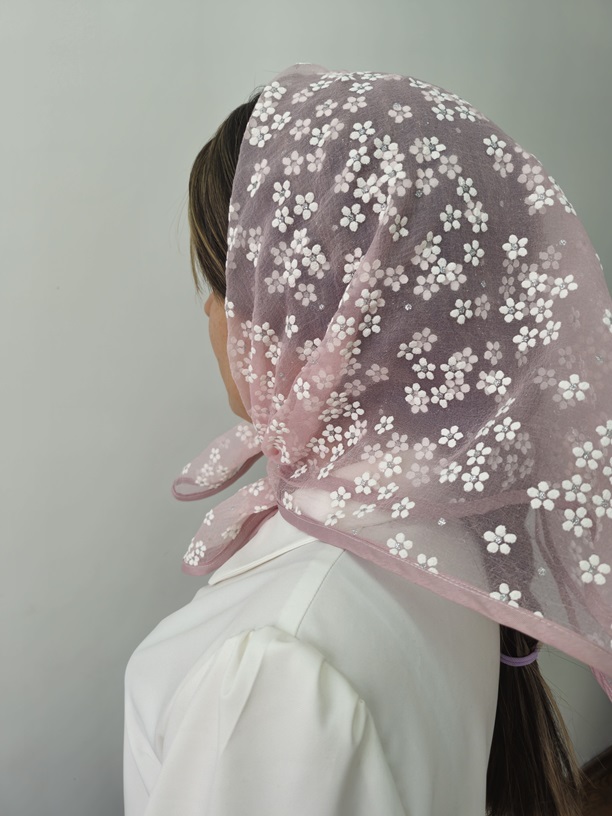 مینی اسکارف تور شکوفه گیلاس